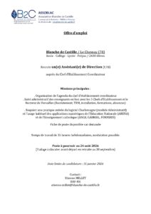 Assist Direction Chesnay