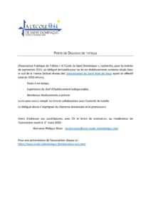 délégué tutelle dominicaines