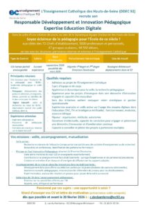 Resp pédagogie et éducatif digital DDEC92