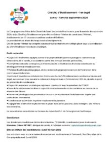 CE1 Sainte Thérèse LUNEL rentrée 2026