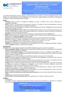 26.05.12-3 Fiche de poste recrutement CE Besançon
