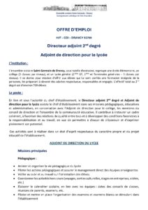 26.05.27-1 OFFRE D'EMPLOI ADJOINT St-Germain Drancy 2nd degré_Page_1
